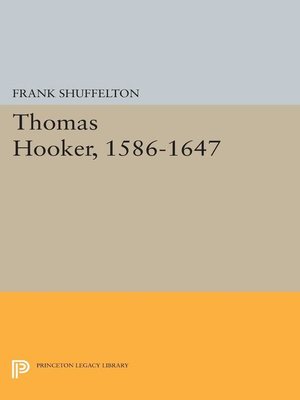 cover image of Thomas Hooker, 1586-1647